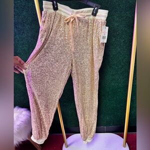 The Limited Sequin Joggers Size 0X or XL New With Tags